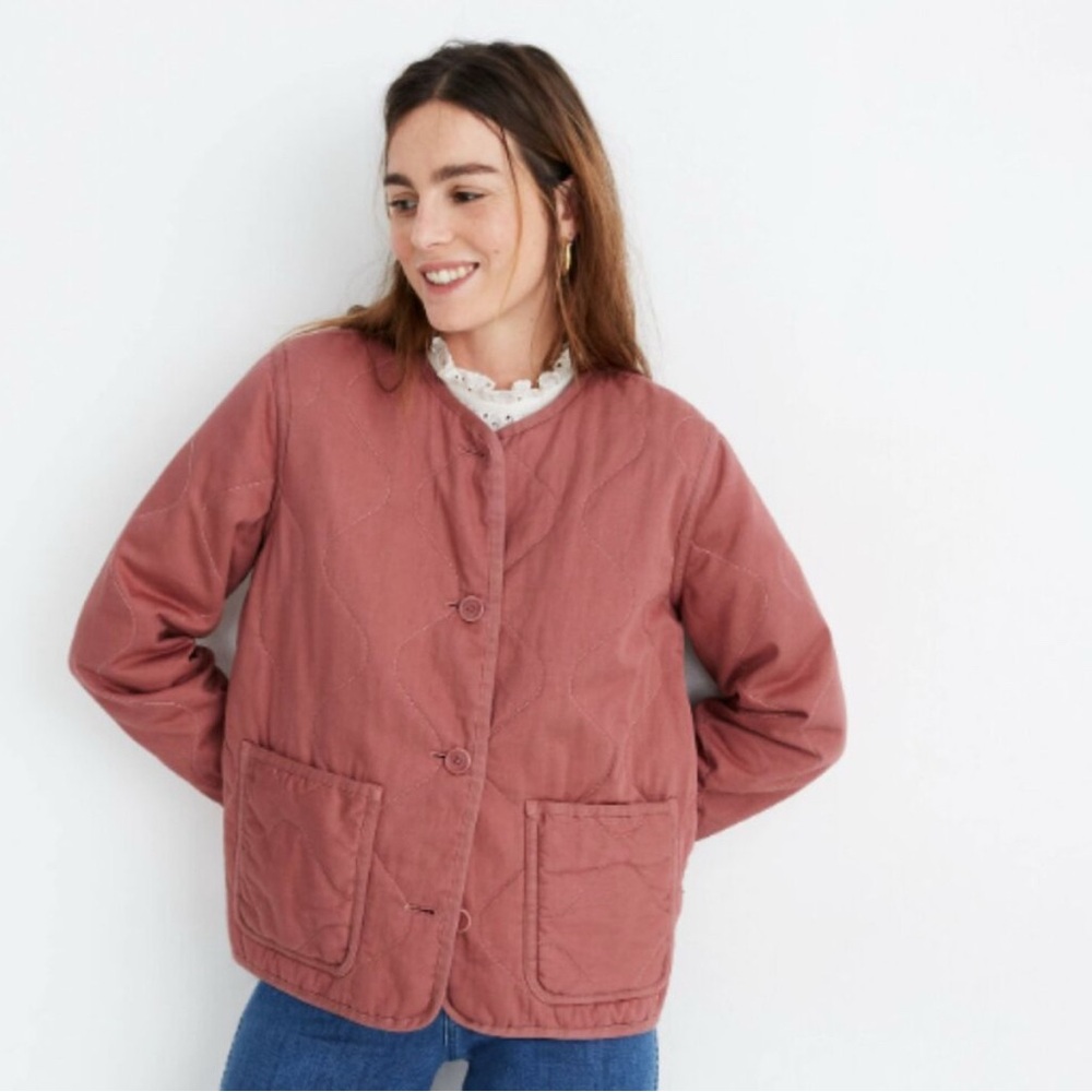 Madewell Cotton Quilted Liner Jacket